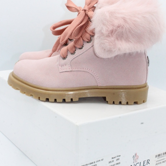 moncler pink boots